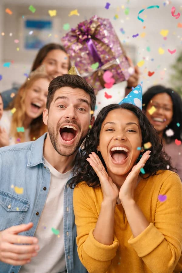 Surprise party celebration